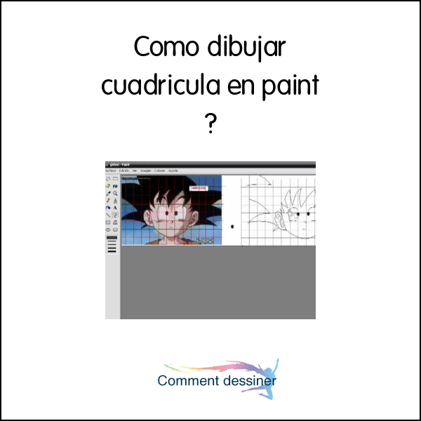 Como dibujar cuadricula en paint